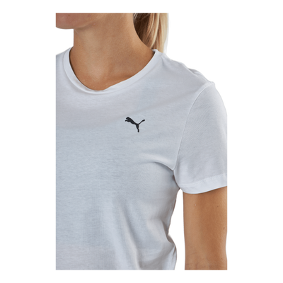 Ess Small Logo Tee Puma White-cat