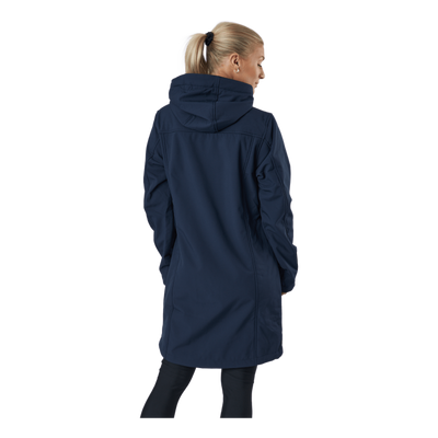 Zadie W Long Softshell Jacket  Navy Blazer