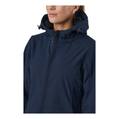 Zadie W Long Softshell Jacket  Navy Blazer