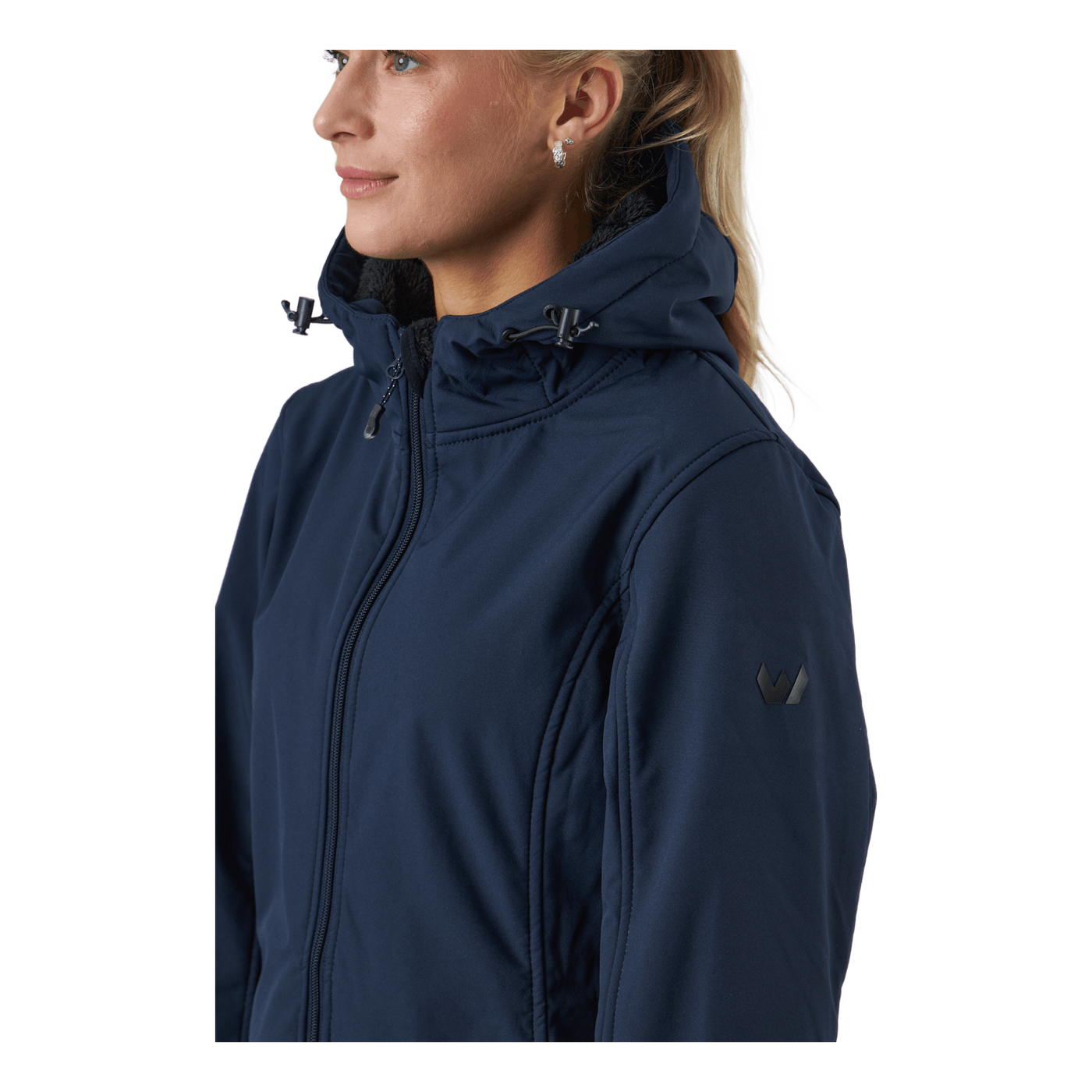 Zadie W Long Softshell Jacket  Navy Blazer