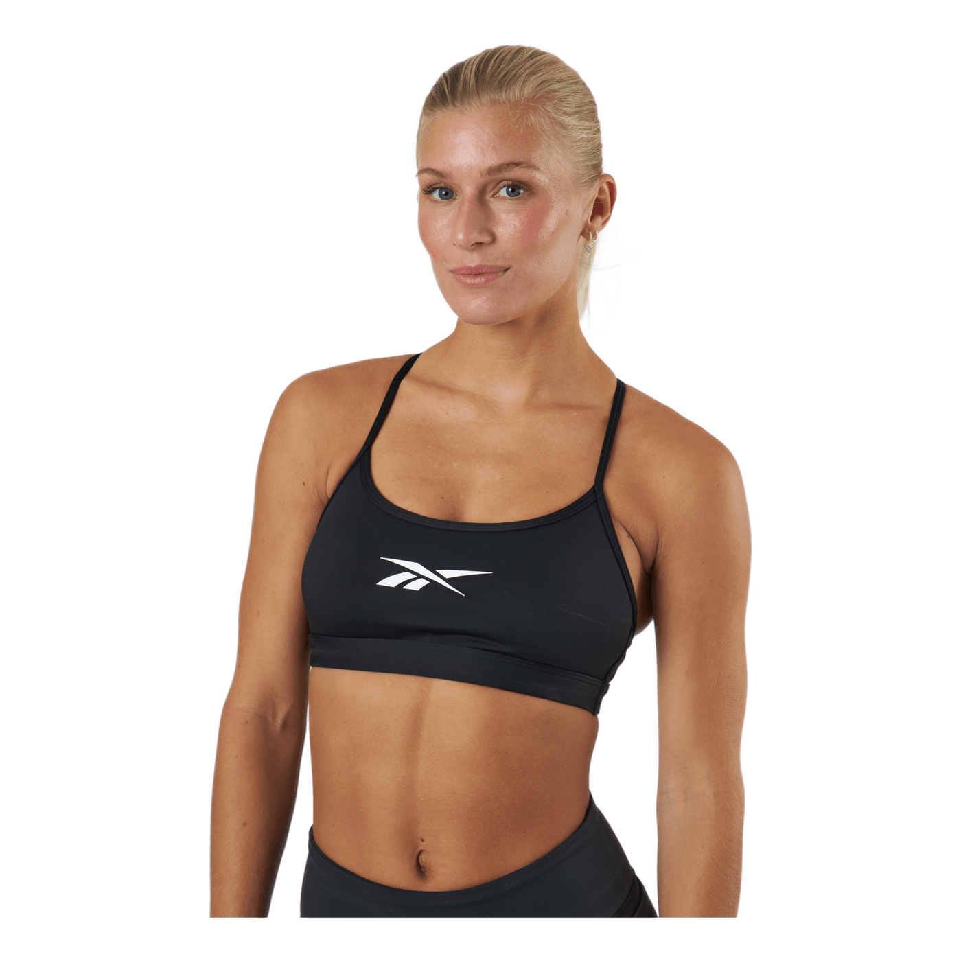 Lux Skinny Strap Bra Black