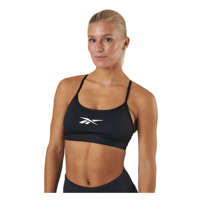 Lux Skinny Strap Bra Black