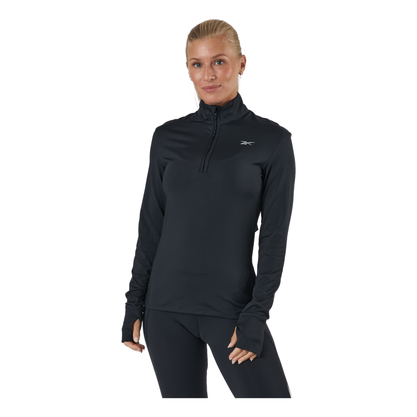 Wor Run 1/4 Zip Black