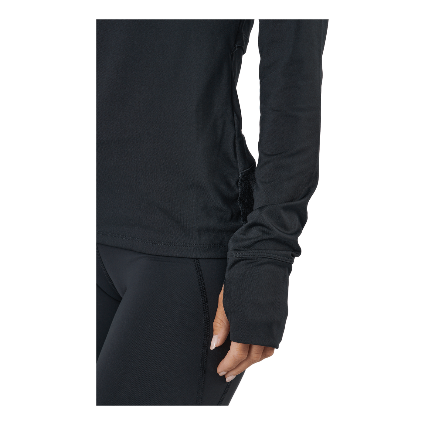 Wor Run 1/4 Zip Black