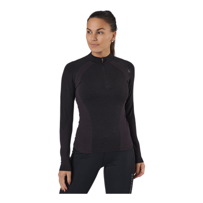 Halen W Seamless Midlayer Black Bean
