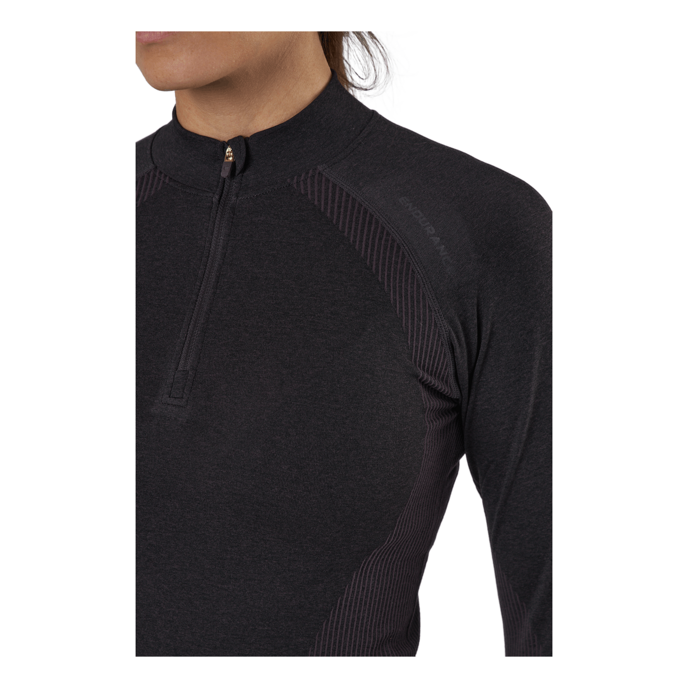 Halen W Seamless Midlayer Black Bean