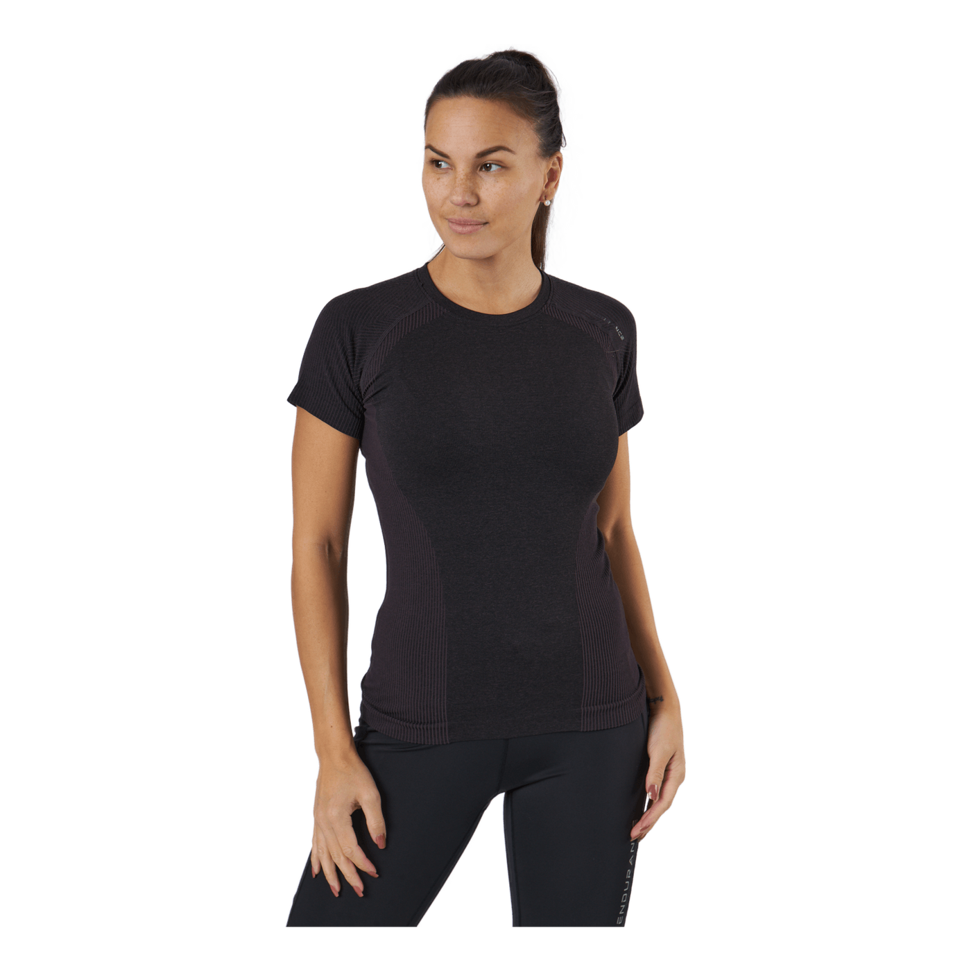 Halen W Seamless S/s Tee Black Bean