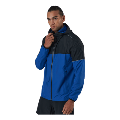 Verbol M Running Jacket W/hood Deep Ocean