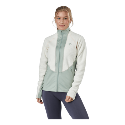 Ragnhild Full Zip Midlayer Nwhite