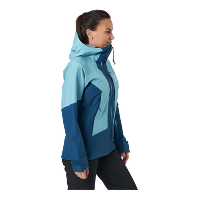 Lumi Jacket Women Dark Ocean/frost Blue