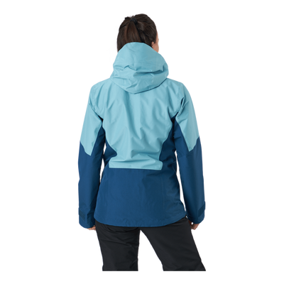 Lumi Jacket Women Dark Ocean/frost Blue