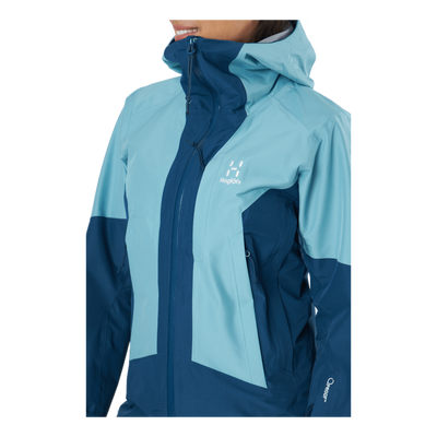 Lumi Jacket Women Dark Ocean/frost Blue