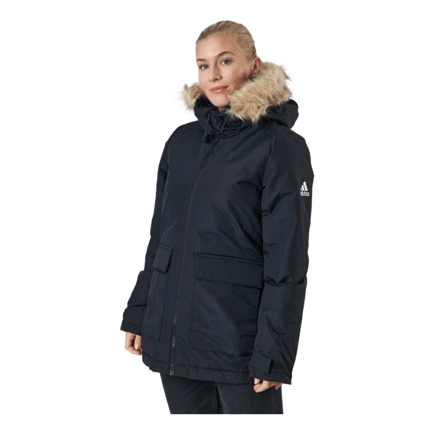 W Hooded Parka Black