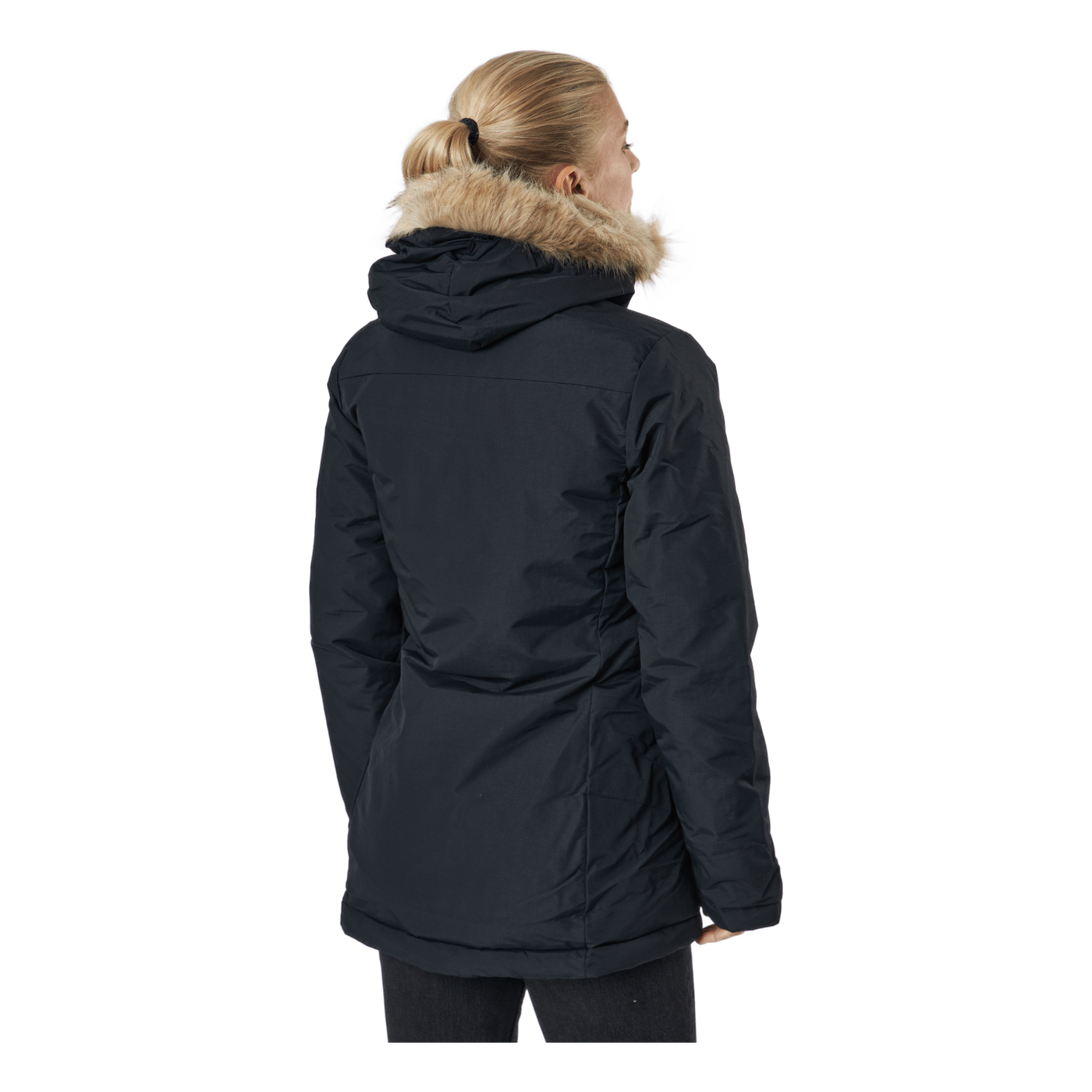 W Hooded Parka Black