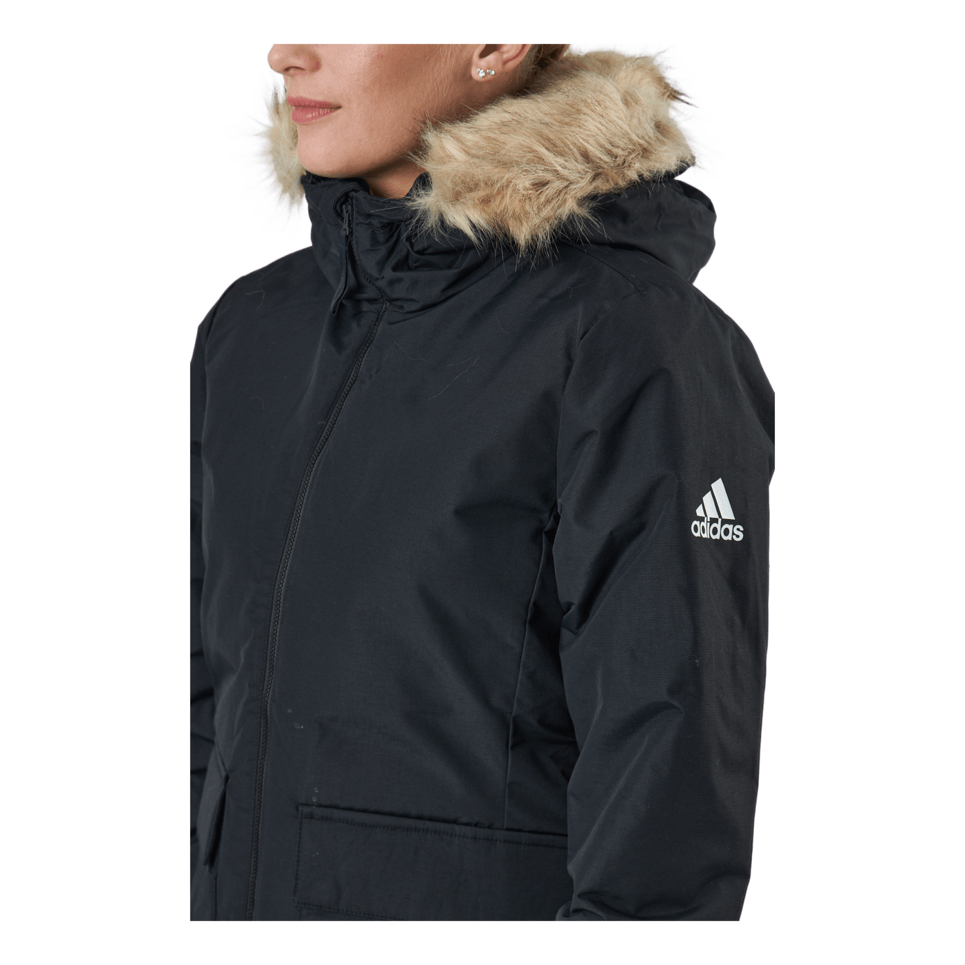 W Hooded Parka Black