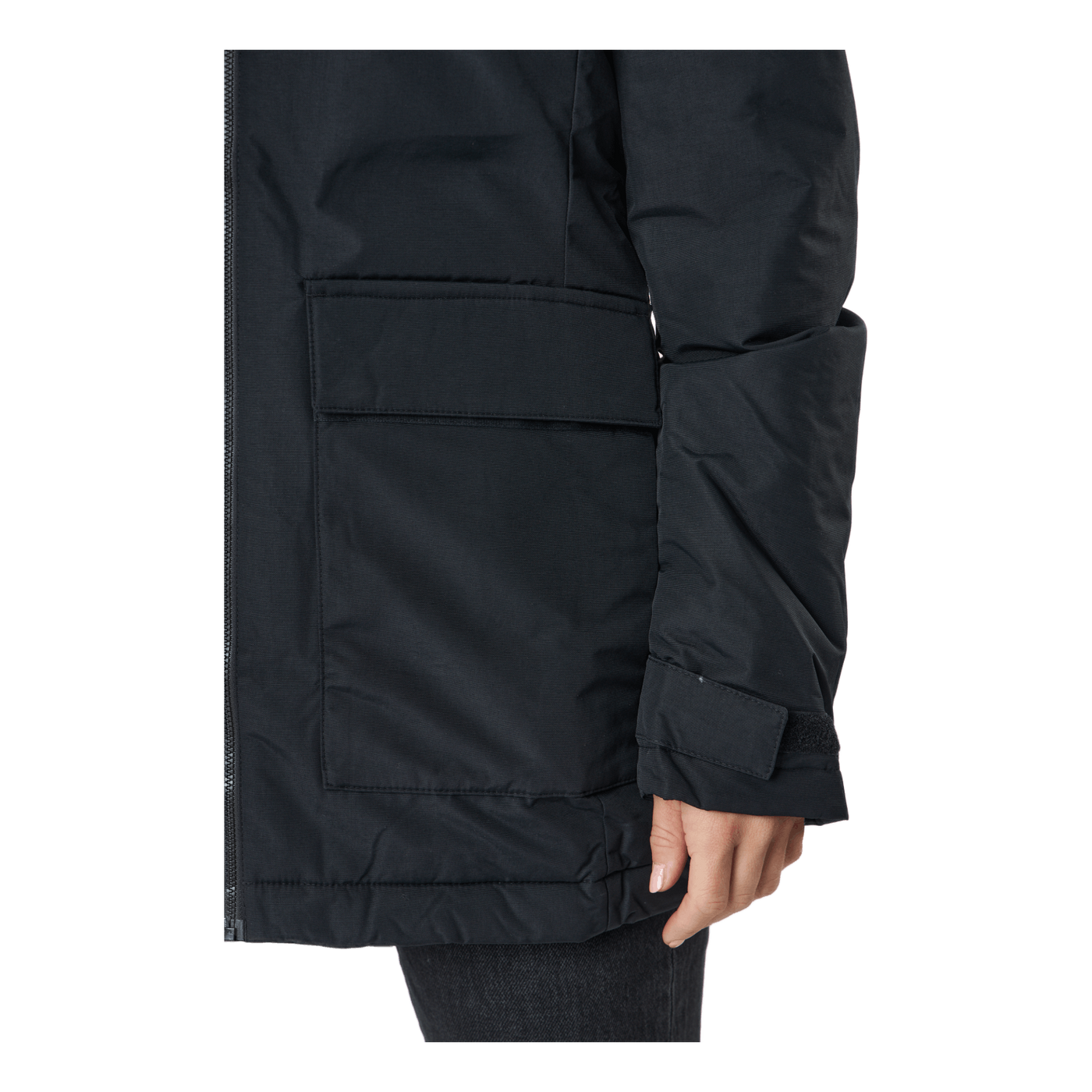 W Hooded Parka Black