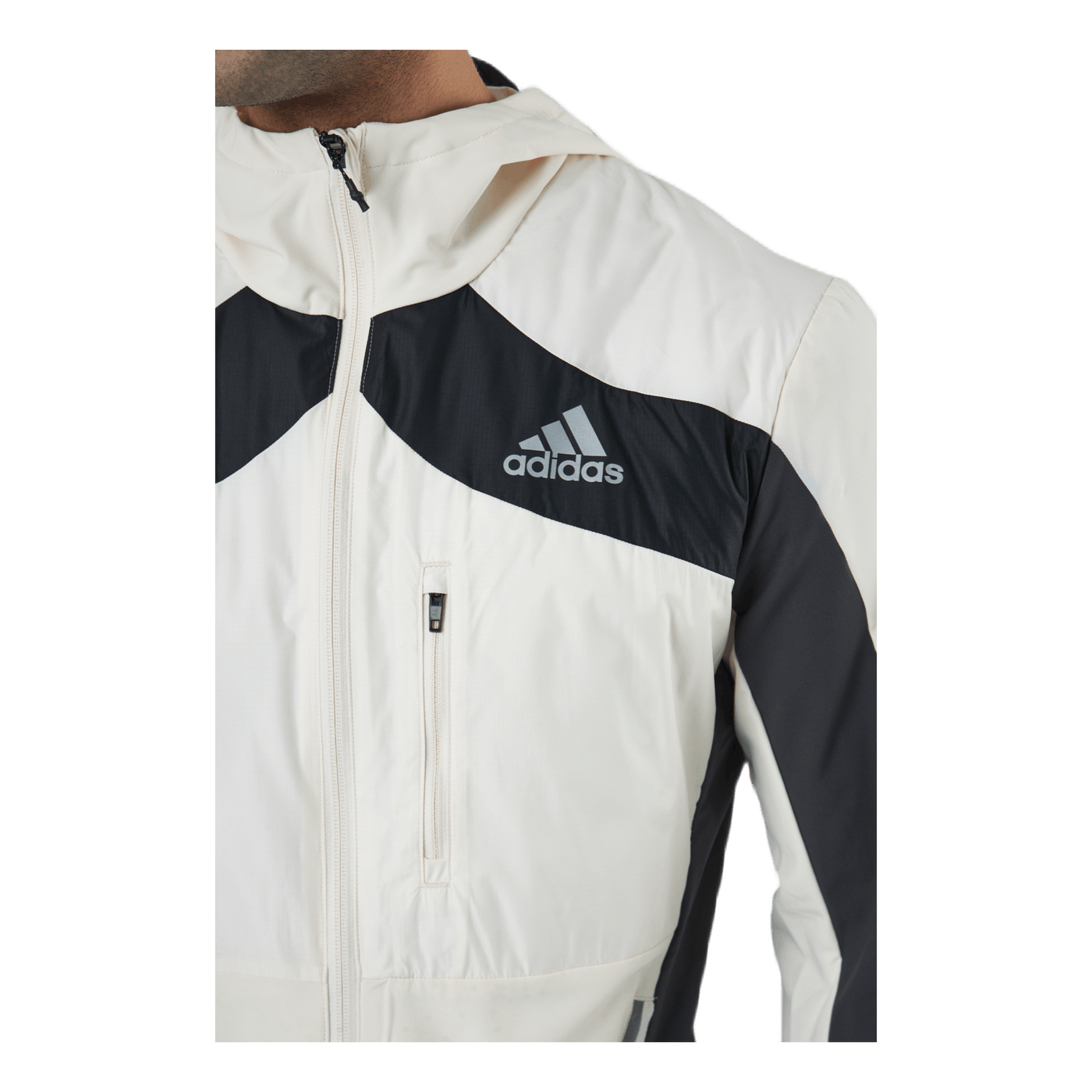Adidas Marathon Jacket Ocean Men Wonder White Black