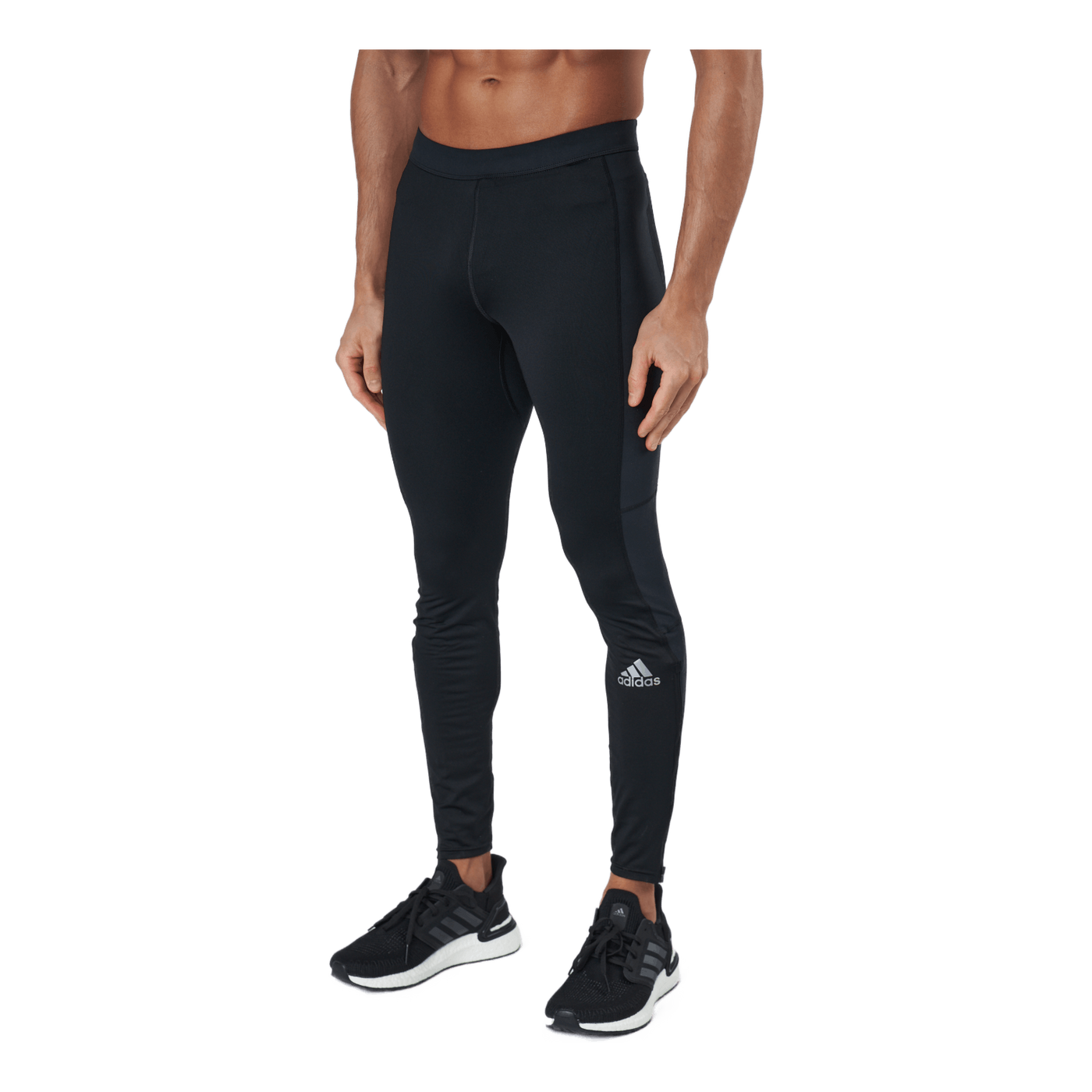 Adidas Saturday Warm Running Leggings Men Black