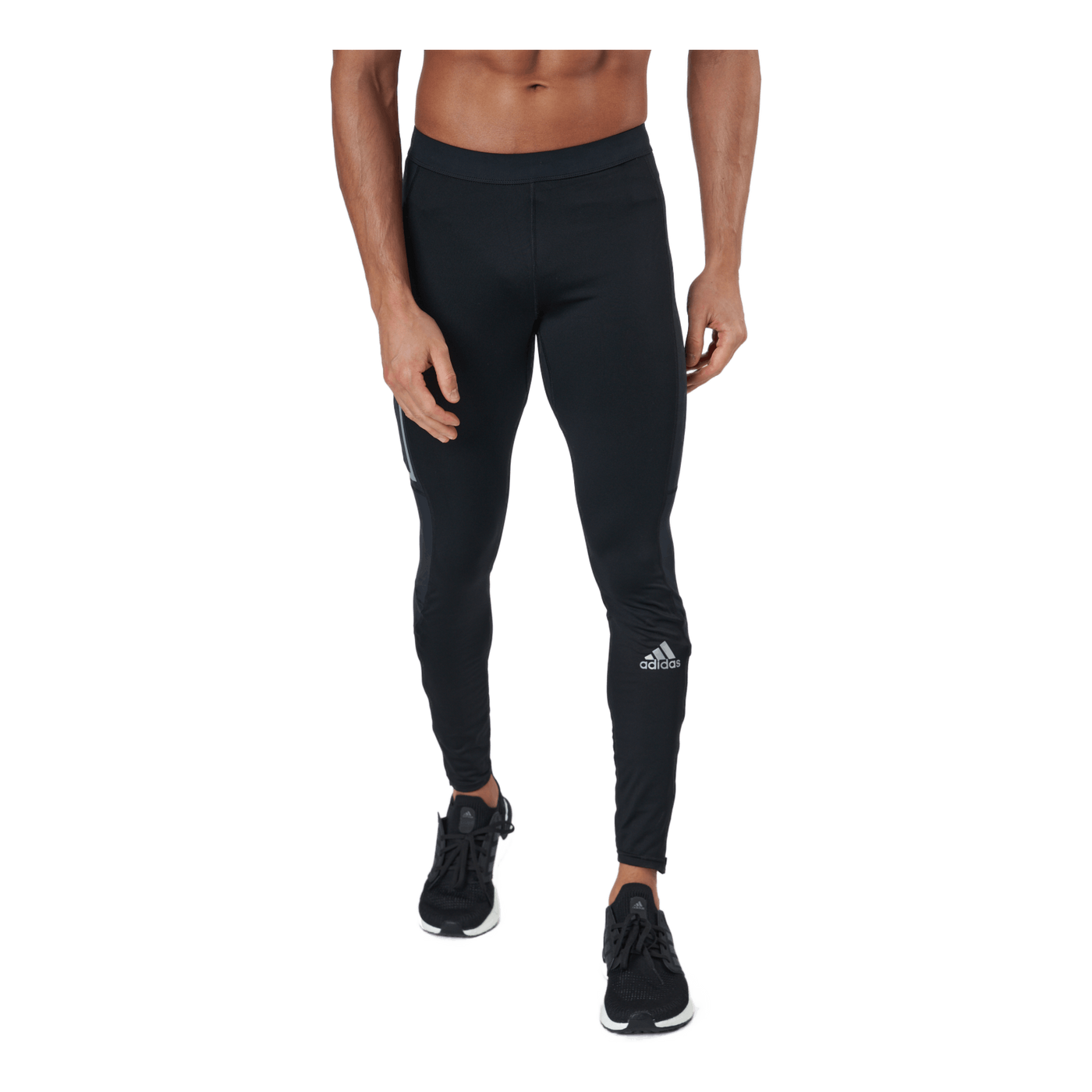 Adidas Saturday Warm Running Leggings Men Black