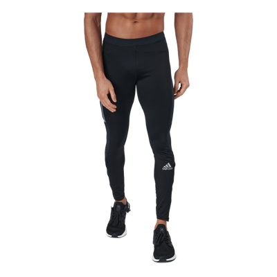 Adidas Saturday Warm Running Leggings Men Black