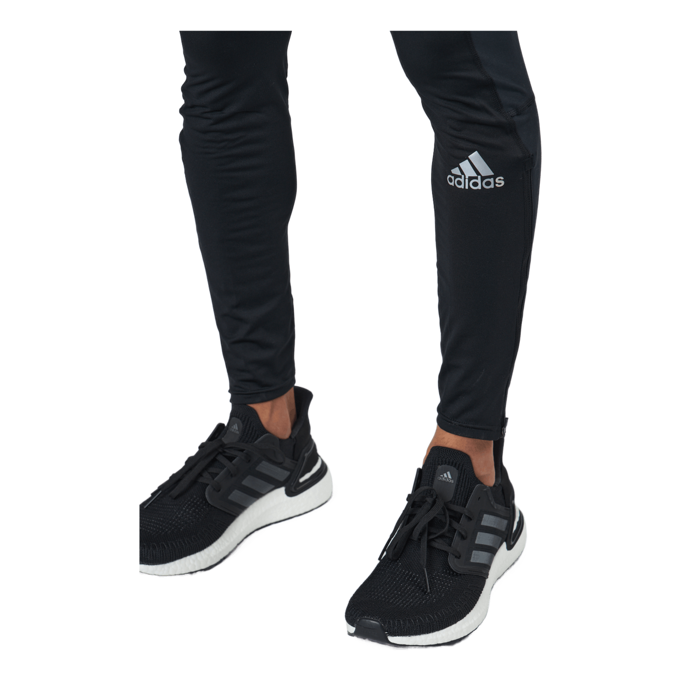 Adidas Saturday Warm Running Leggings Men Black