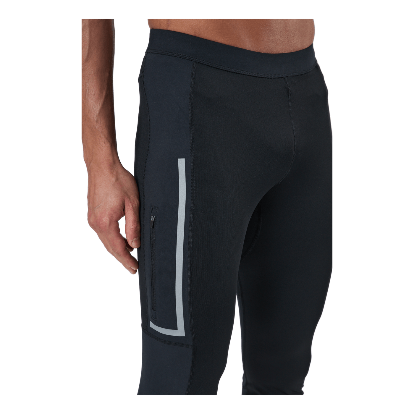 Adidas Saturday Warm Running Leggings Men Black