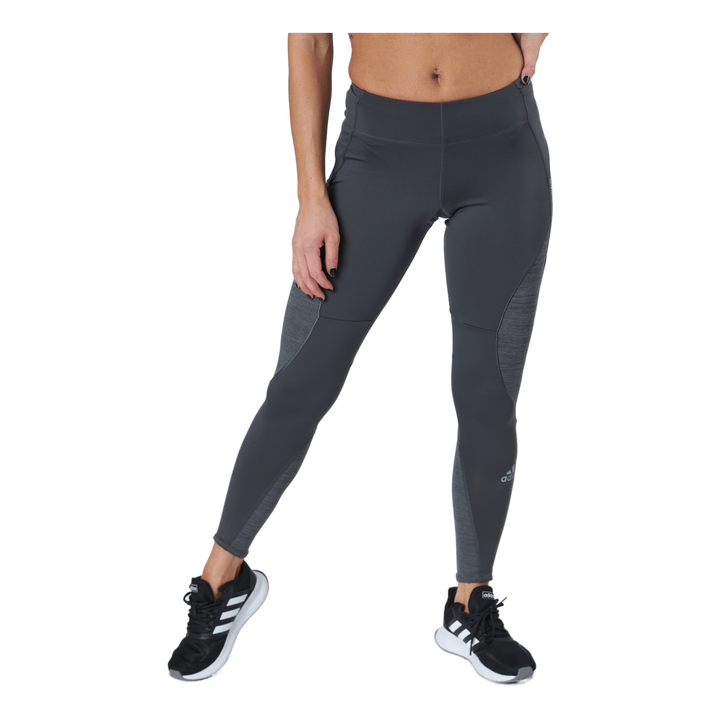 Adidas Fast Running Primeblue Leggings Women Grey Six / Grey Four