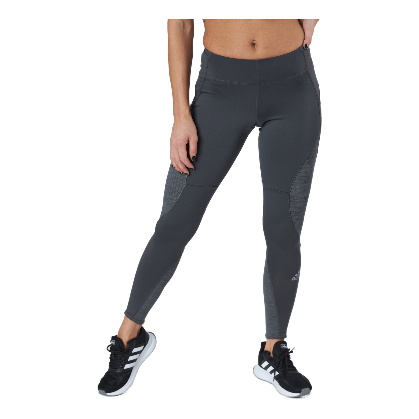 Adidas Fast Running Primeblue Leggings Women Grey Six / Grey Four