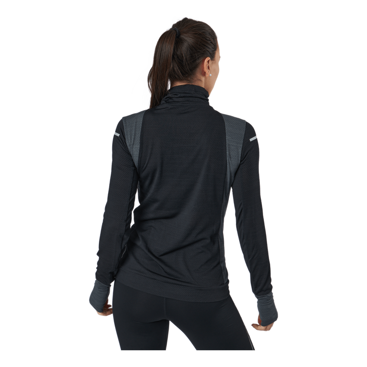 Adidas Blocked Longsleeve Tee Women Black / Grey Six