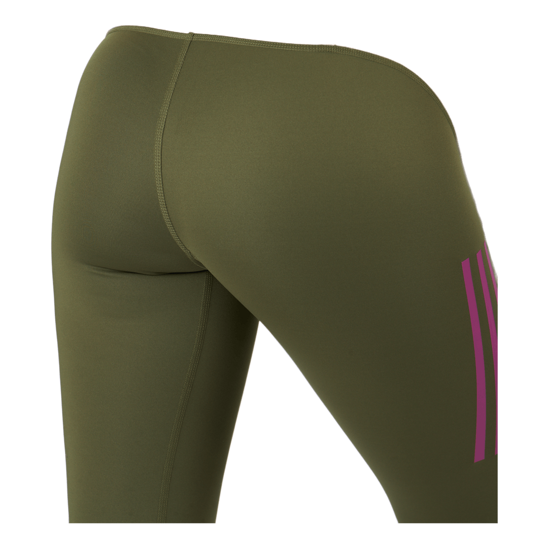 Own The Run Block 7/8 Running Leggings Women Focus Olive / Beige Tone