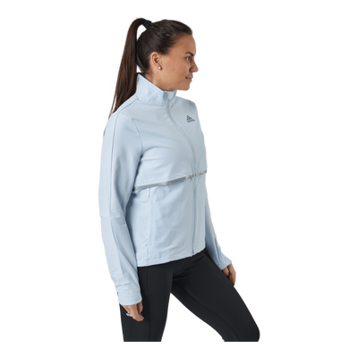 Adidas Own The Run Soft Shell Jacket Women Halo Blue