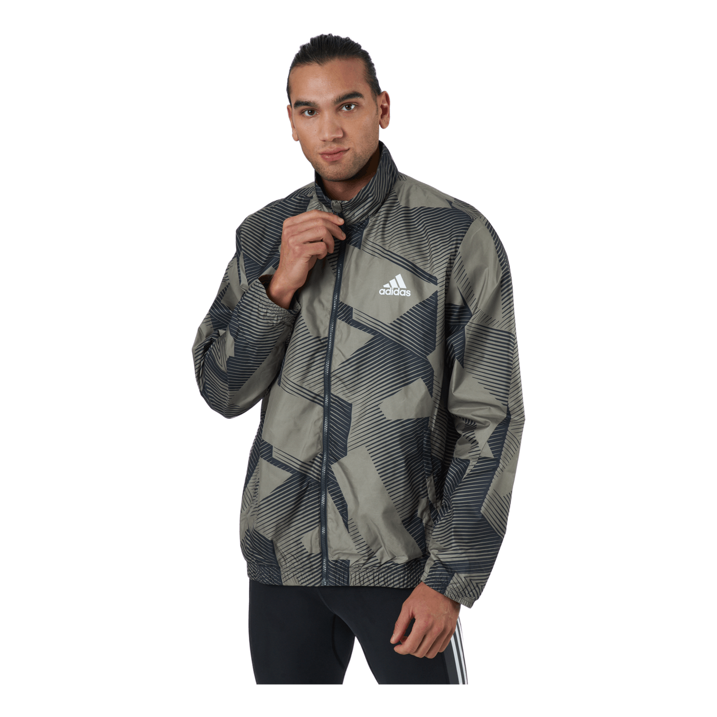 Sportswear Three Bar Graphics Track Jacket Multicolor / Orbit Green / Carbon