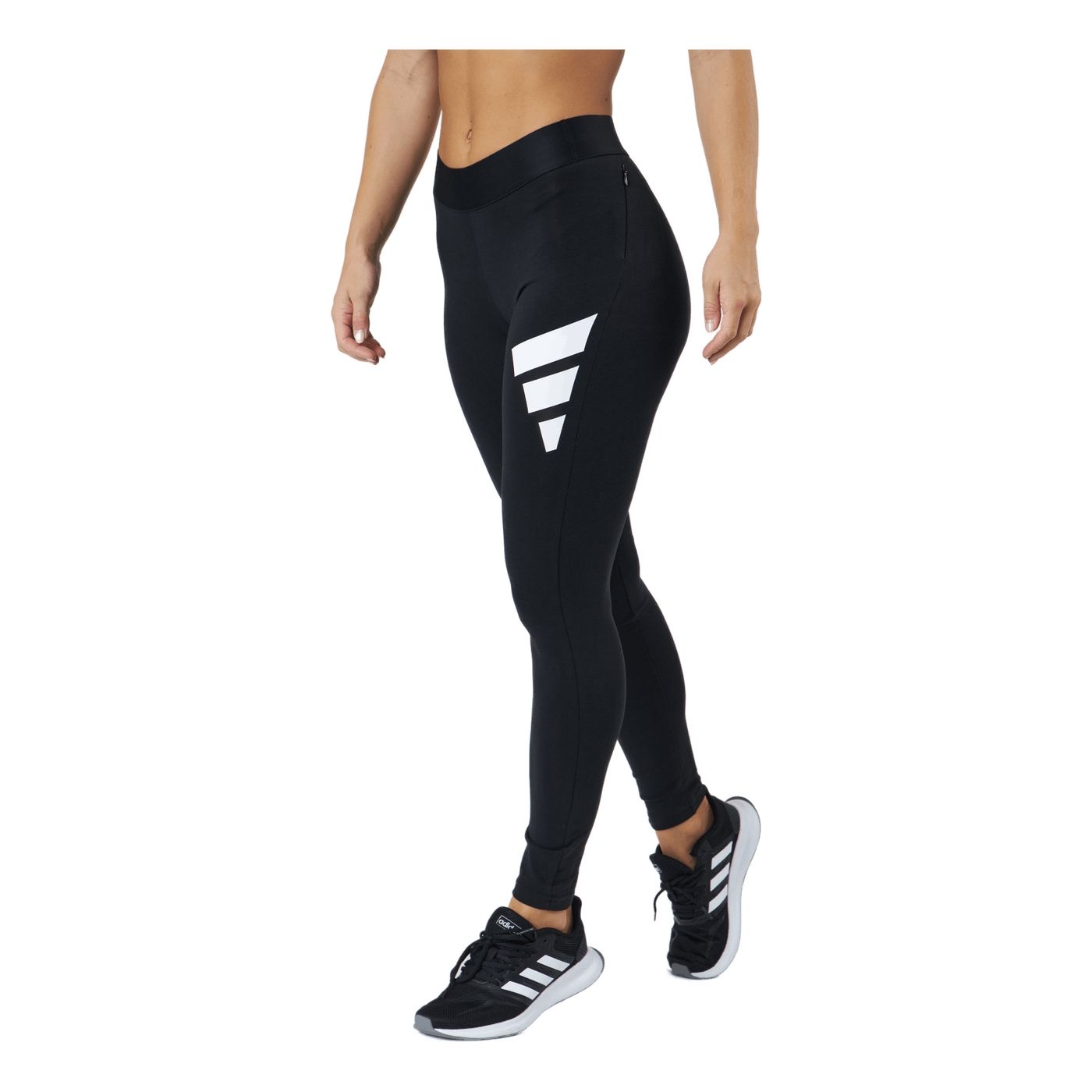 Adidas Sportswear Three Bar Leggings Black