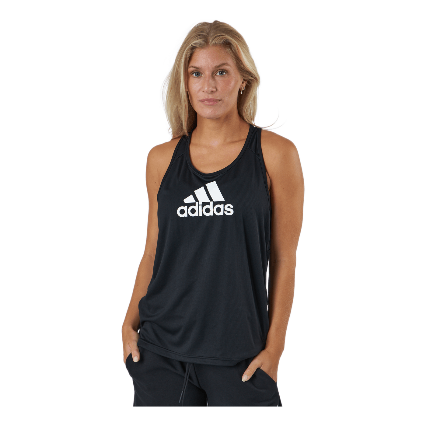 Logo Sport Tank Top Black / White