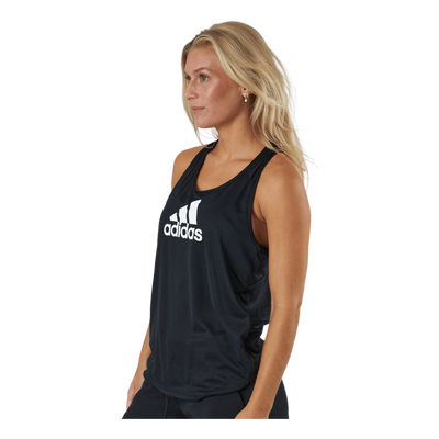 Logo Sport Tank Top Black / White