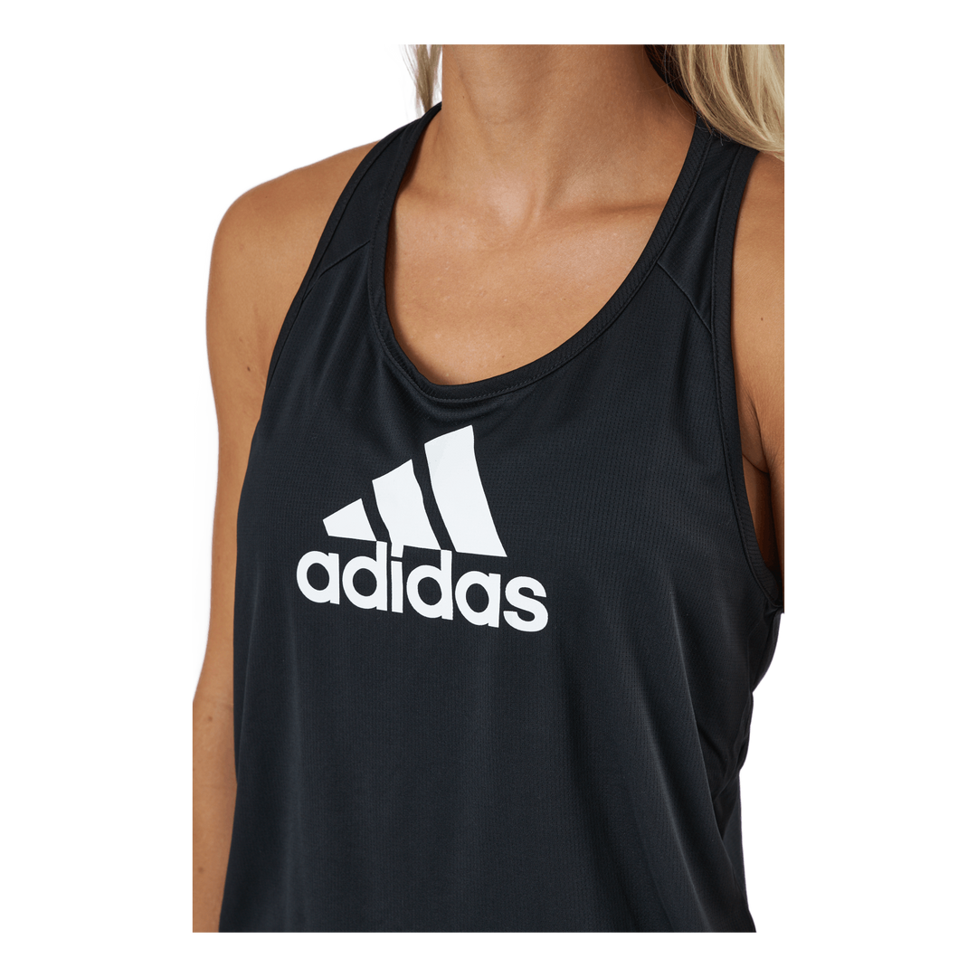 Logo Sport Tank Top Black / White
