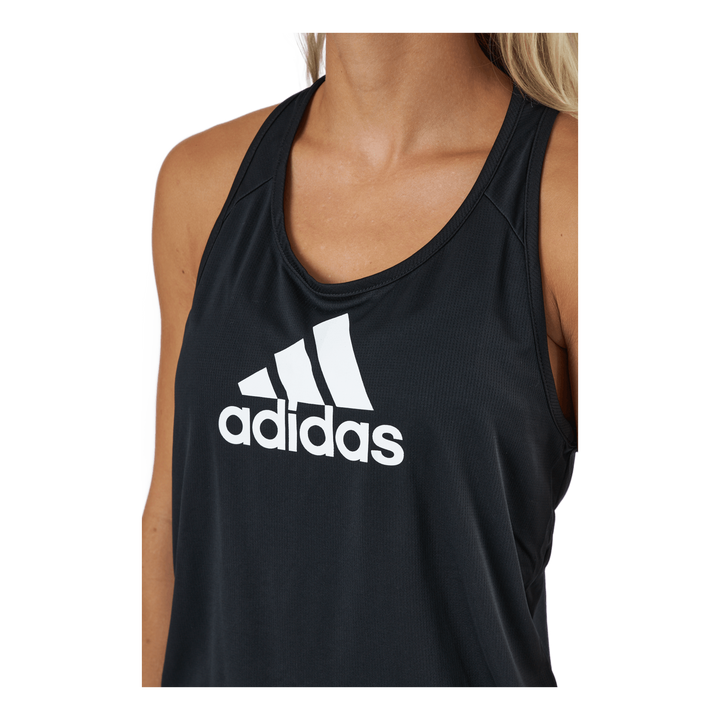 Logo Sport Tank Top Black / White