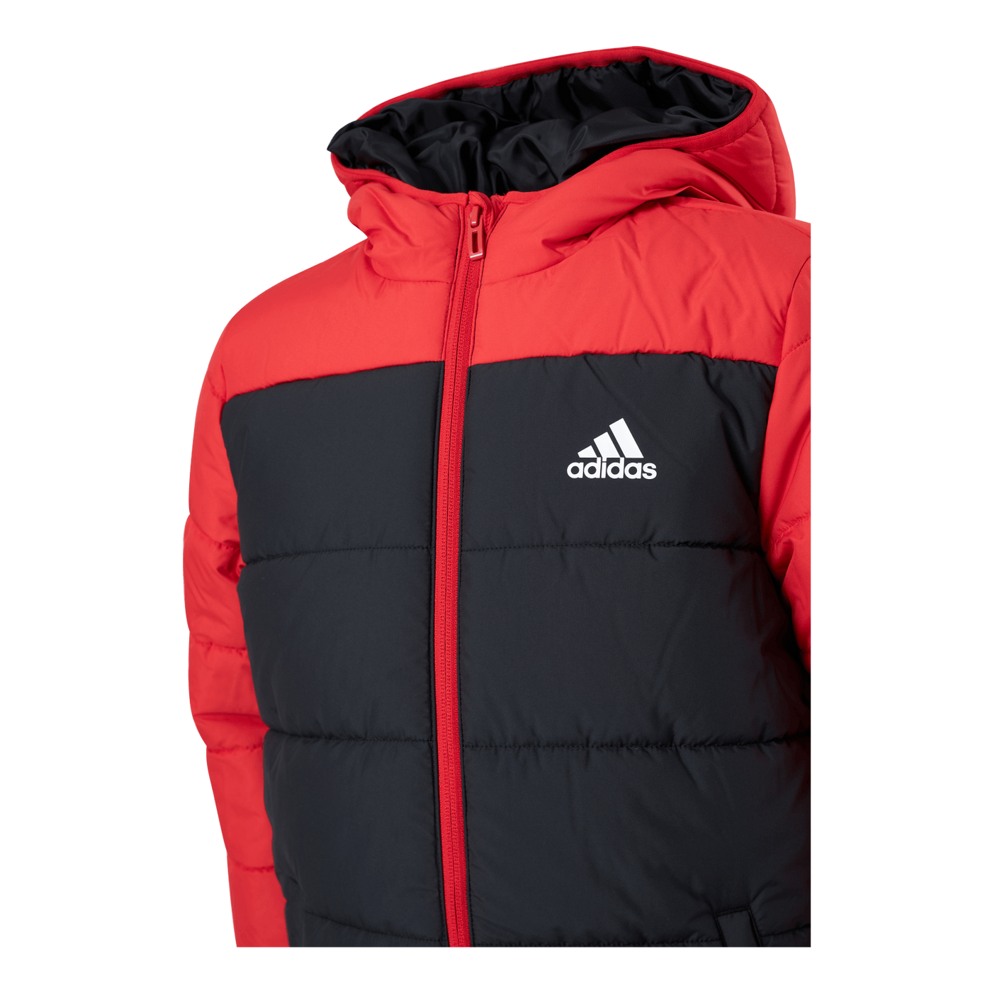 Yk Padded Jkt Black / Vivid Red / White