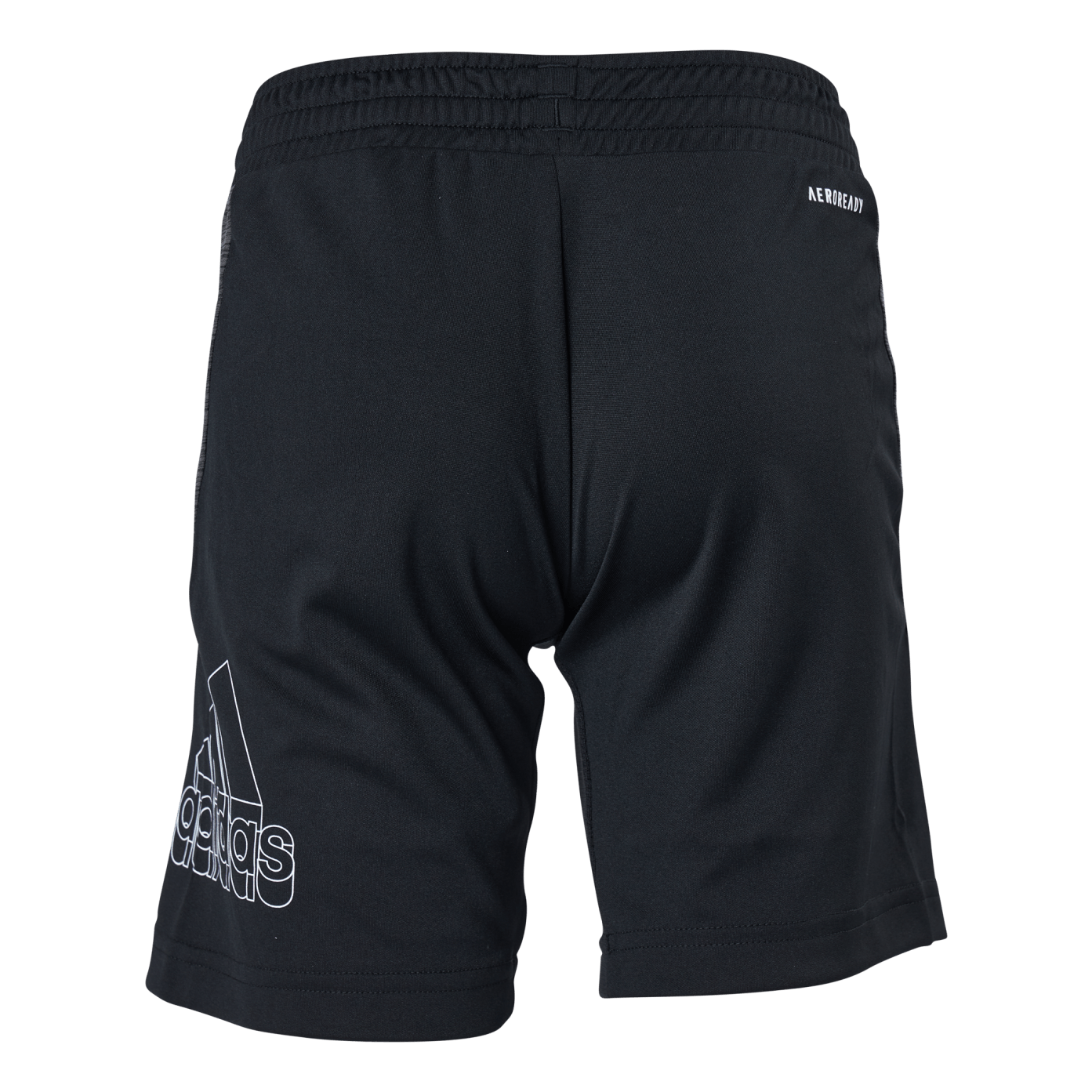 Boys Aeroready Heather Short Black / White