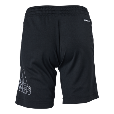 Boys Aeroready Heather Short Black / White