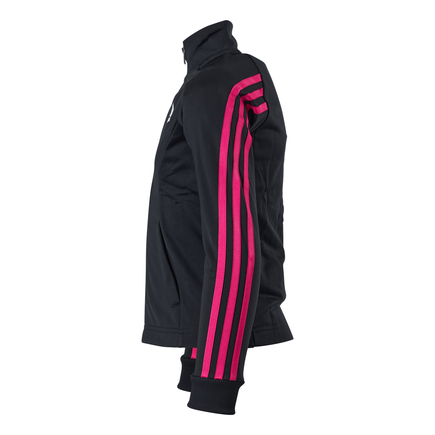 Team Polyester 3-Stripes Tracksuit Black / Team Real Magenta