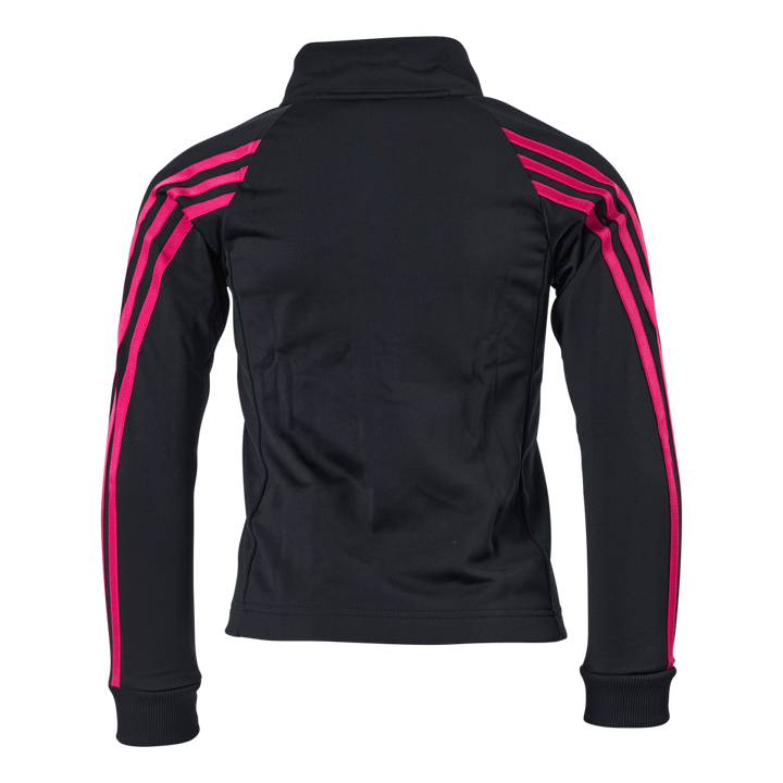 Team Polyester 3-Stripes Tracksuit Black / Team Real Magenta