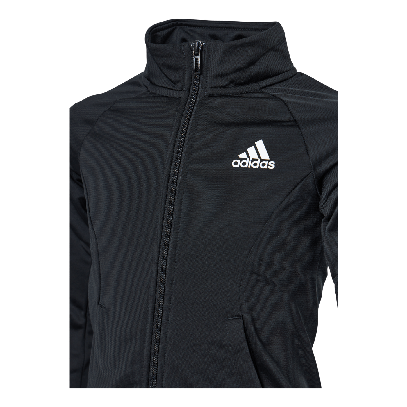 Team Polyester 3-Stripes Tracksuit Black / Team Real Magenta