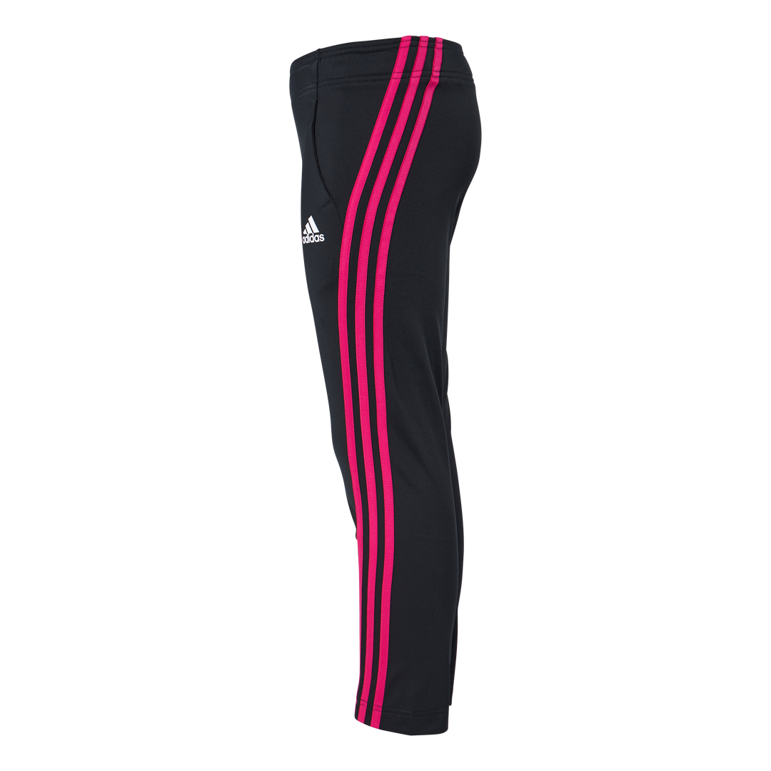 Team Polyester 3-Stripes Tracksuit Black / Team Real Magenta