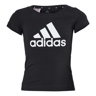 Adidas Girls Essentials Big Logo Tee Black / White