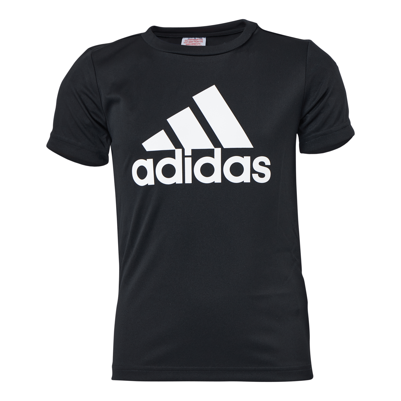 Adidas Boys D2M Big Logo T-Shirt Black / White