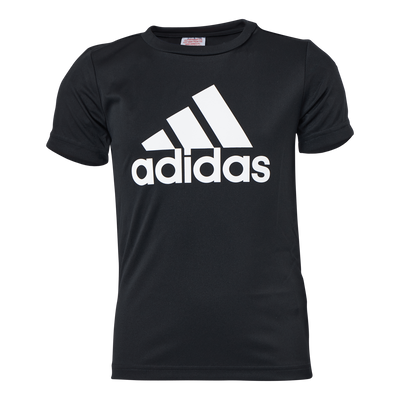 Adidas Boys D2M Big Logo T-Shirt Black / White