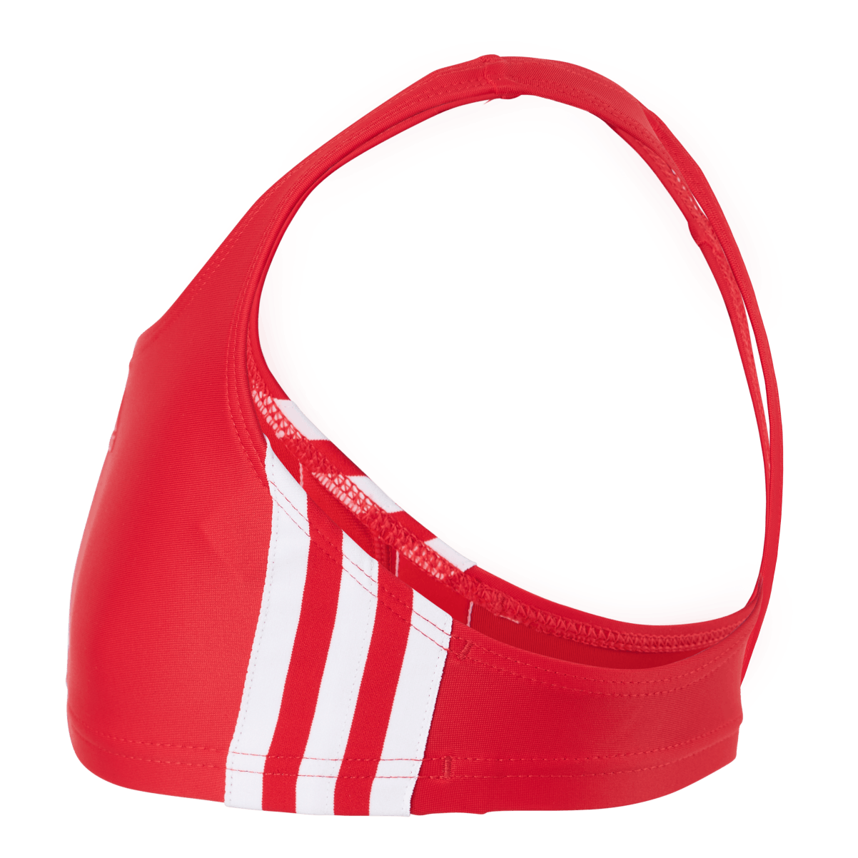 Fitness 3 Stripes Bikini Girls Vivid Red / White