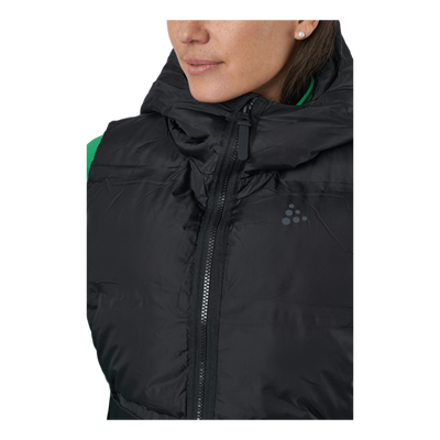 Faun Padded Vest W Black