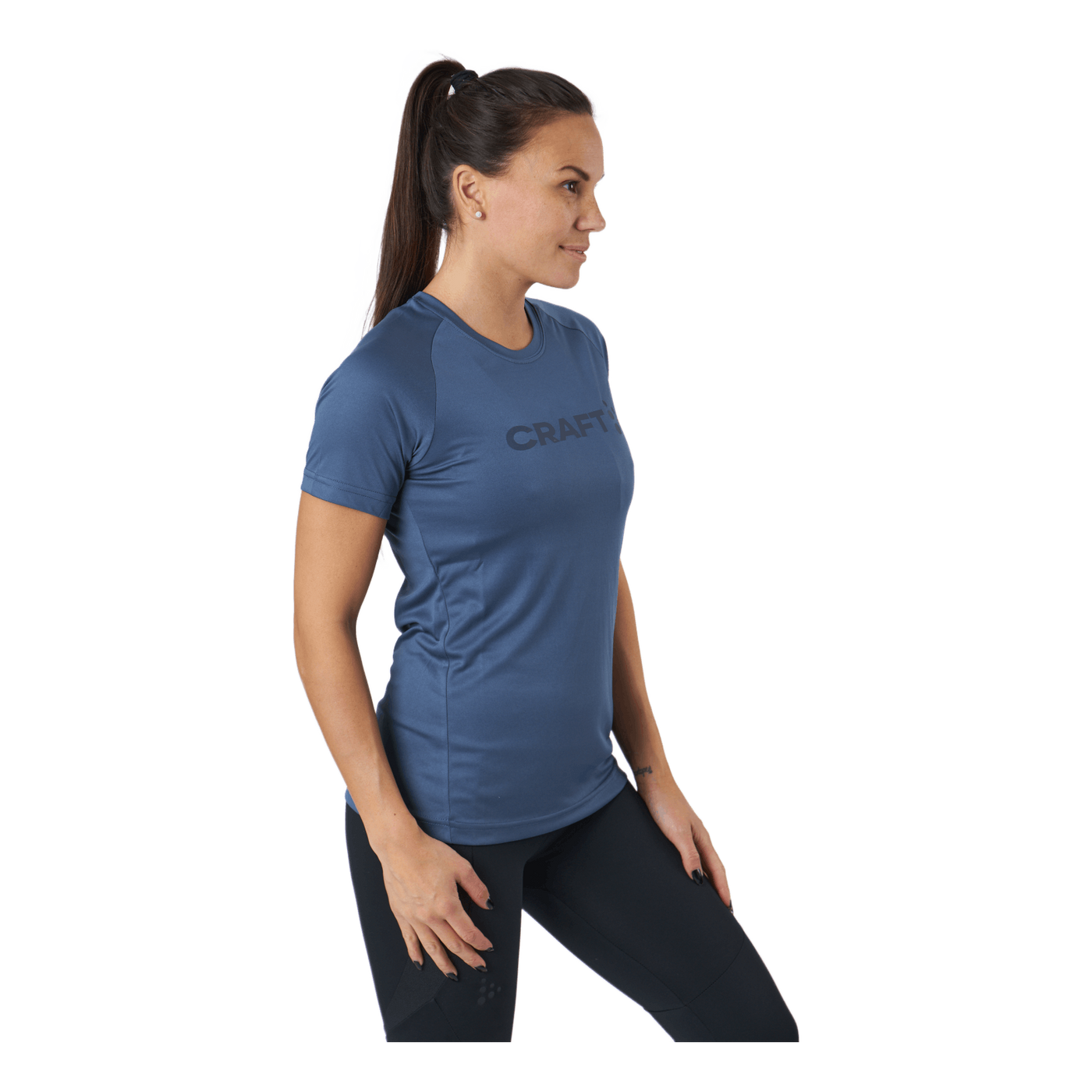 Core Unify Logo Tee W Saphire